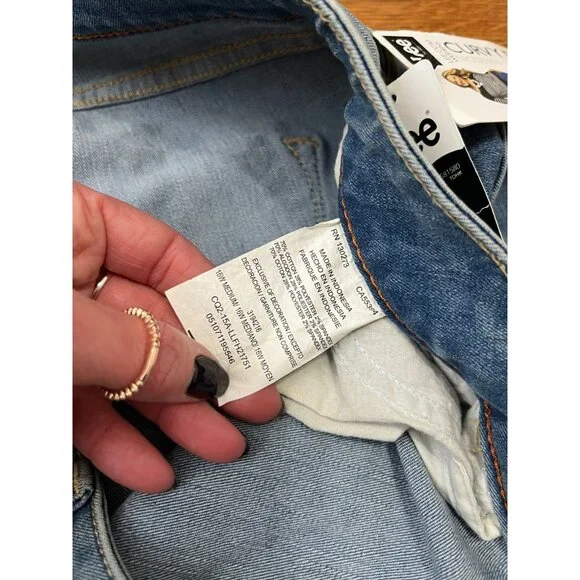 Lee Modern Series Curvy Fit Capri Jeans Women's Plus Size 16W High Rise NWT - Picture 4 of 6
